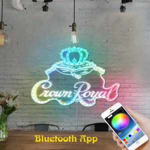 Crown Royal Logo RGB LED Sign