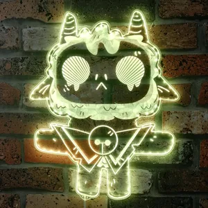 Cult of the Lamb The Lamb RGB LED Sign