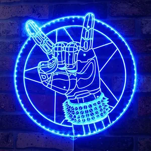 Cyberpunk 2077 Johnny Silverhand RGB LED Sign