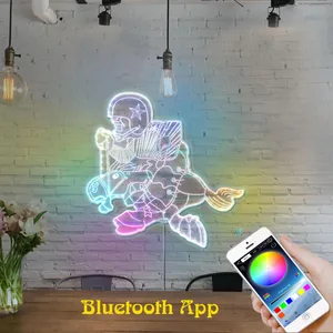 Dallas Cowboys Cowboy Riding Horse RGB LED Sign