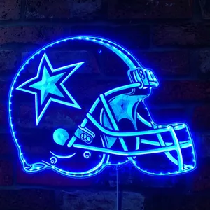 Dallas Cowboys Helmet Logo RGB LED Sign