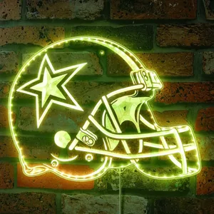 Dallas Cowboys Helmet Logo RGB LED Sign