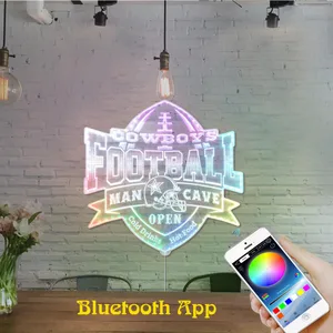 Dallas Cowboys Man Cave RGB LED Sign