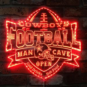 Dallas Cowboys Man Cave RGB LED Sign