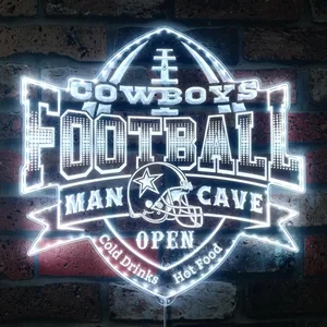 Dallas Cowboys Man Cave RGB LED Sign