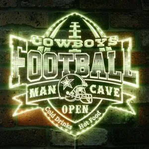 Dallas Cowboys Man Cave RGB LED Sign