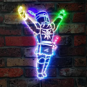 Dark Souls Solaire of Astora Praise the Sun RGB LED Sign