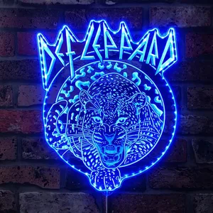 Def Leppard Logo RGB LED Sign