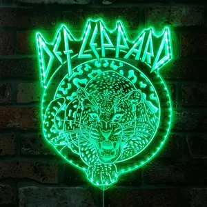 Def Leppard Logo RGB LED Sign