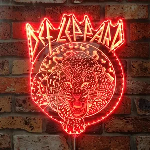 Def Leppard Logo RGB LED Sign