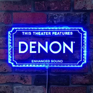 Denon Theater Sign RGB LED Sign