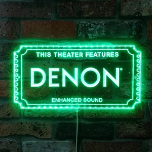 Denon Theater Sign RGB LED Sign