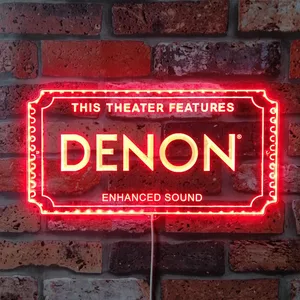 Denon Theater Sign RGB LED Sign