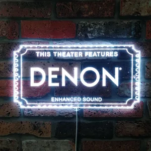 Denon Theater Sign RGB LED Sign
