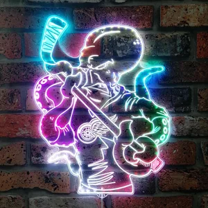 Detroit Red Wings Bardown RGB LED Sign