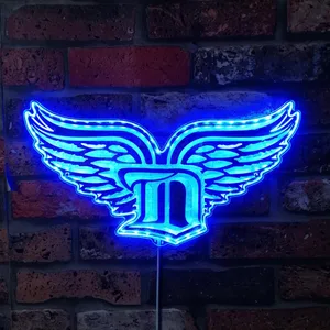 Detroit Red Wings D Wings RGB LED Sign