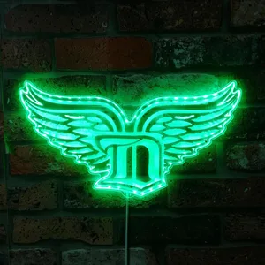 Detroit Red Wings D Wings RGB LED Sign
