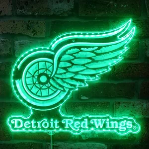 Detroit Red Wings Logo RGB LED Sign