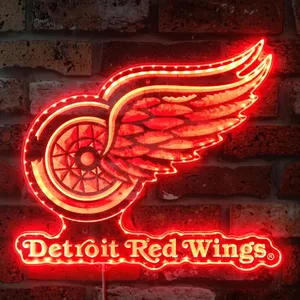 Detroit Red Wings Logo RGB LED Sign