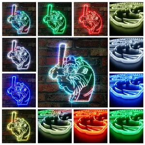 Detroit Tigers Baseball RGB LED Sign