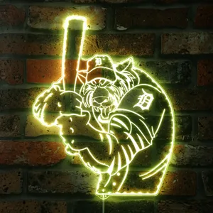 Detroit Tigers Baseball RGB LED Sign