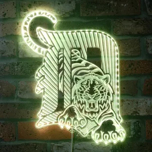 Detroit Tigers Logo RGB LED Sign