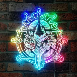 Diablo 4 Inarius RGB LED Sign