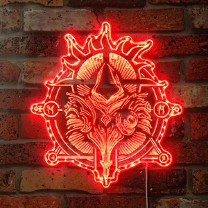 Diablo 4 Inarius RGB LED Sign