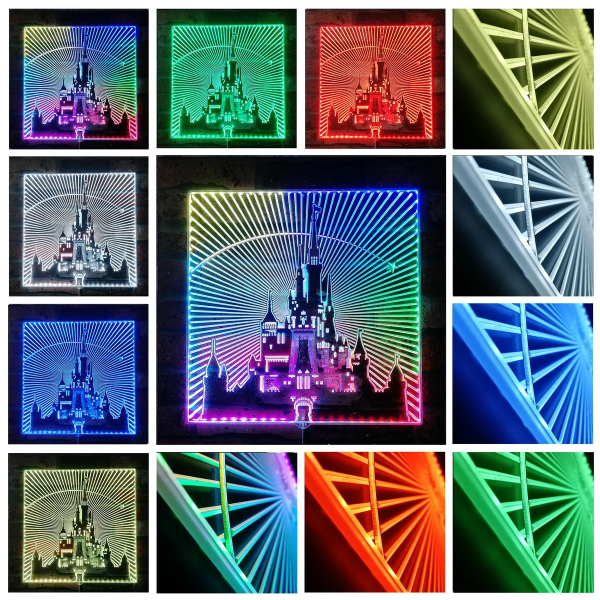 Disney Castle RGB LED Sign