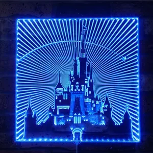 Disney Castle RGB LED Sign