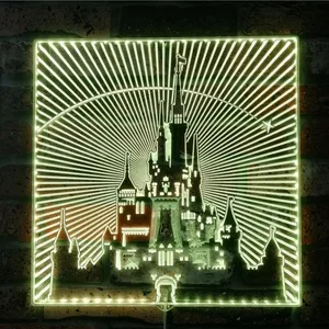 Disney Castle RGB LED Sign