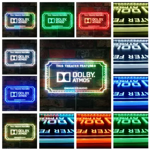 Dolby Atmos Theater Sign RGB LED Sign