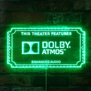 Dolby Atmos Theater Sign RGB LED Sign