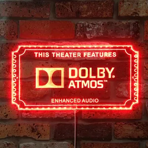Dolby Atmos Theater Sign RGB LED Sign
