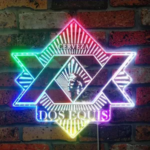 Dos Equis Logo RGB LED Sign