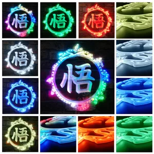 Dragon Ball Z Goku Symbol RGB LED Sign