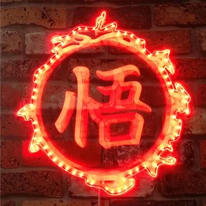 Dragon Ball Z Goku Symbol RGB LED Sign