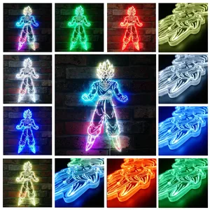 Dragon Ball Z Super Saiyan RGB LED Sign