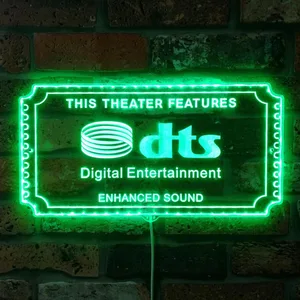 DTS Theater Sign RGB LED Sign