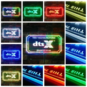 DTS X Theater Sign RGB LED Sign