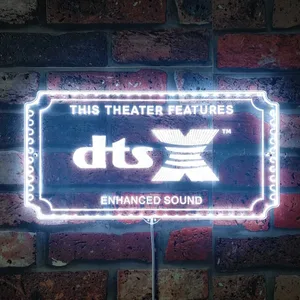 DTS X Theater Sign RGB LED Sign