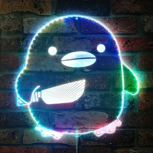 Duck with Knife RGB LED Sign