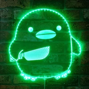 Duck with Knife RGB LED Sign