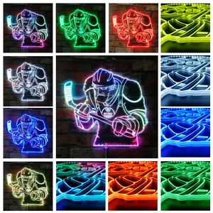 Edmonton Oilers Bardown RGB LED Sign