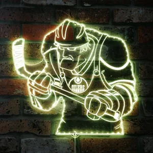 Edmonton Oilers Bardown RGB LED Sign