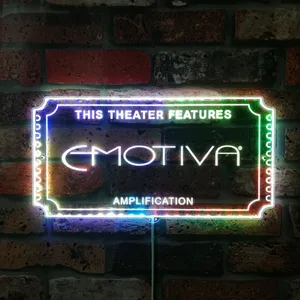 EMOTIVA Theater Sign RGB LED Sign