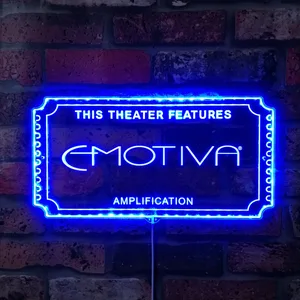 EMOTIVA Theater Sign RGB LED Sign