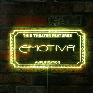 EMOTIVA Theater Sign RGB LED Sign