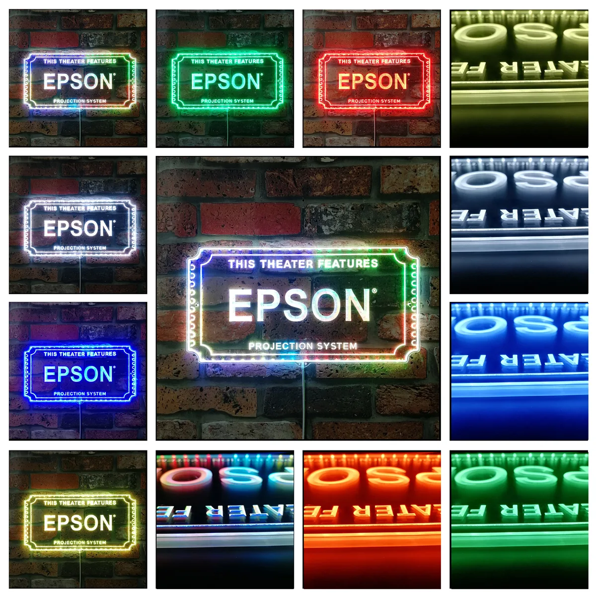 Epson Theater Sign RGB LED Sign