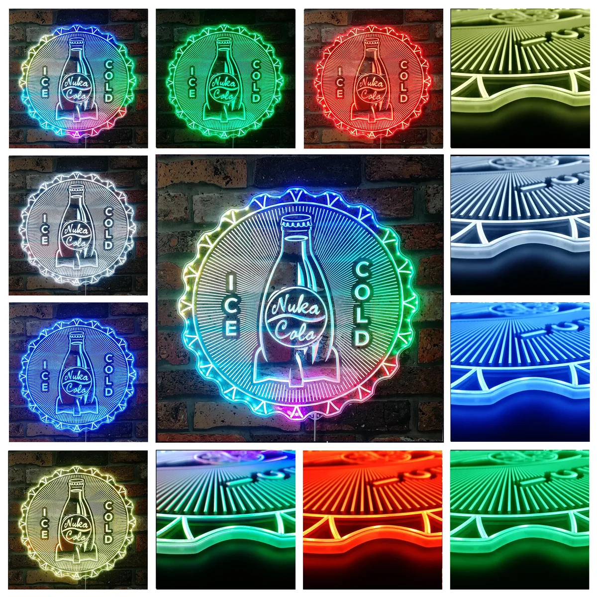 Fallout 4 Nuka Cola RGB LED Sign
